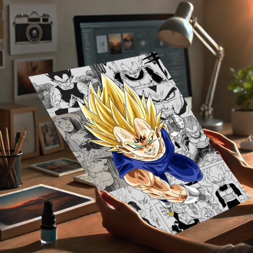 Anime Manga Burst Poster Glossy A4