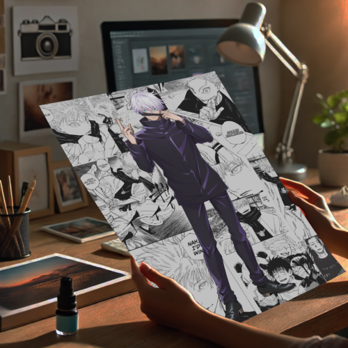 Anime Manga Burst Poster Glossy A4 - Image 7