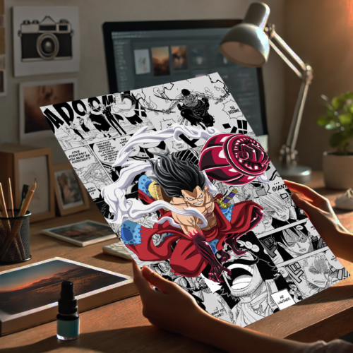 Anime Manga Burst Poster Glossy A4 - Image 4