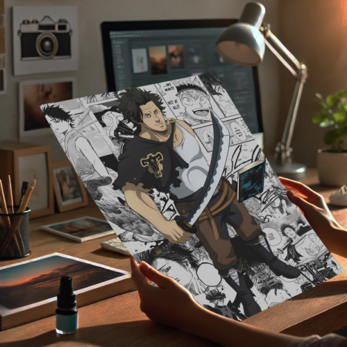 Anime Manga Burst Poster Glossy A4 - Image 8