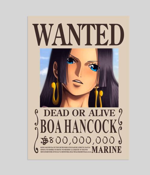 Boa Hancock WANTED POSTER One Piece Bounty Posters