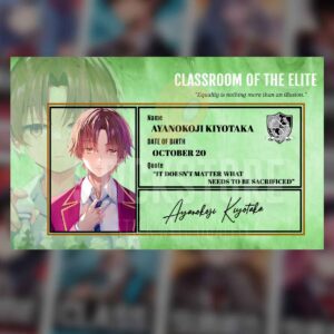 High Quality Waterproof Classroom of the Elite  PVC ID Card