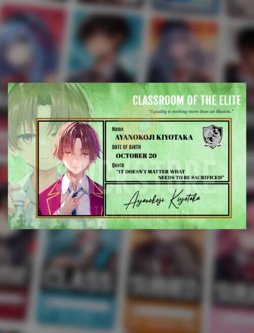 High Quality Waterproof Classroom of the Elite  PVC ID Card