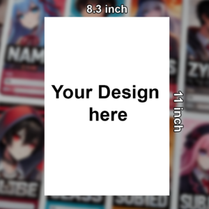 5 Customize A4 Glossy Sticker Photo
