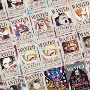 14 Self Adhesive One Piece Bounty Posters A4 and A5
