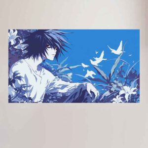 Death note L lawliet Posters Self Adhesive A4 and A5