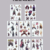 uncut stickers (8 pieces)