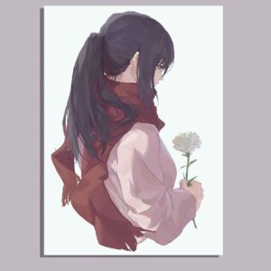 Mikasa Ackerman Sad Wall Poster