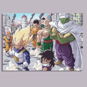 Z Warriors Android Saga Poster for Wall