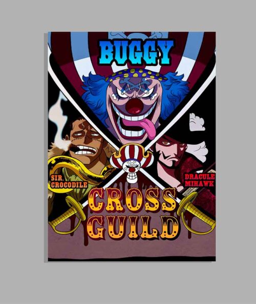 Cross Guild WANTED POSTER One Piece Bounty Posters