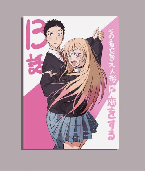 Marin Kitagawa and Gojo My Dress up darling Wall poster