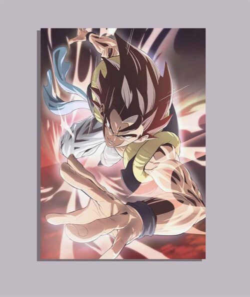 Gogeta Base form Charge Wall Poster Dragon Ball