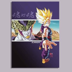 GOHAN SS CELL SAGA Wall Poster Dragon Ball