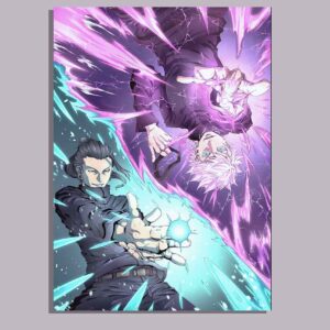 Satoru Gojo Vs Geto Suguru Jujutsu Kaisen Posters for Wall