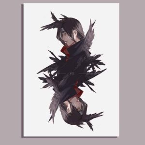 Itachi Uchiha Crows Wall Poster