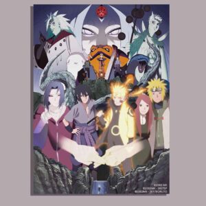 Naruto Sasuke Shinobi war arc Wall Poster