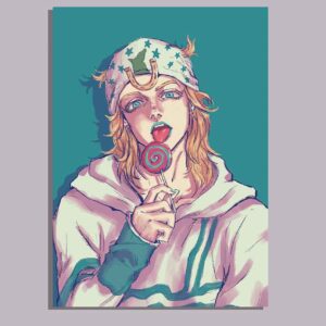 Johnny Joestar Jojo Wall Poster