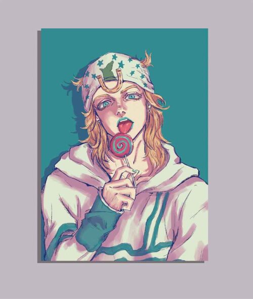 Johnny Joestar Jojo Wall Poster
