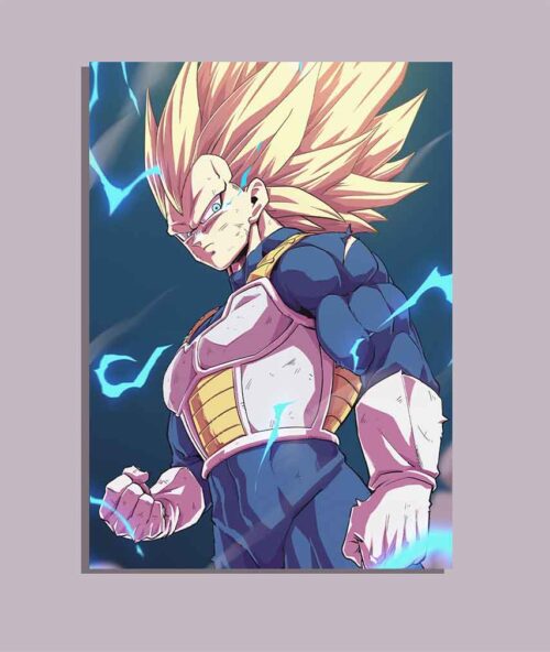 Ultra Vegeta 2 Dragon Ball Wall Poster Super Saiyan 3 Vegeta