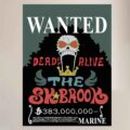 Brook WANTED POSTER One Piece Bounty Posters