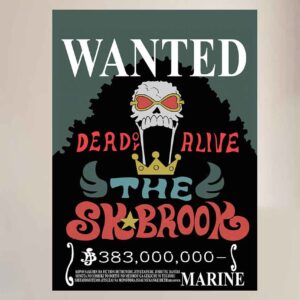 Brook WANTED POSTER One Piece Bounty Posters
