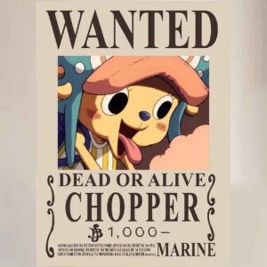 Chopper WANTED POSTER One Piece Bounty Posters