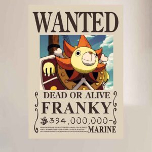 Franky WANTED POSTER One Piece Bounty Posters