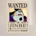 Jinbe WANTED POSTER One Piece Bounty Posters