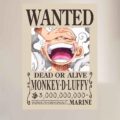 Monkey D Luffy Gear 5 WANTED POSTER One Piece Bounty Posters