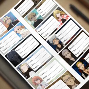 12 Tokyo Revengers Anime name slip Version 2 stickers