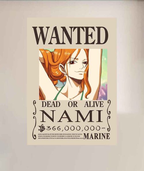 Nami WANTED POSTER One Piece Bounty Posters