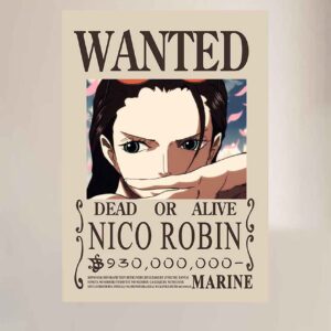 Nico Robin WANTED POSTER One Piece Bounty Posters