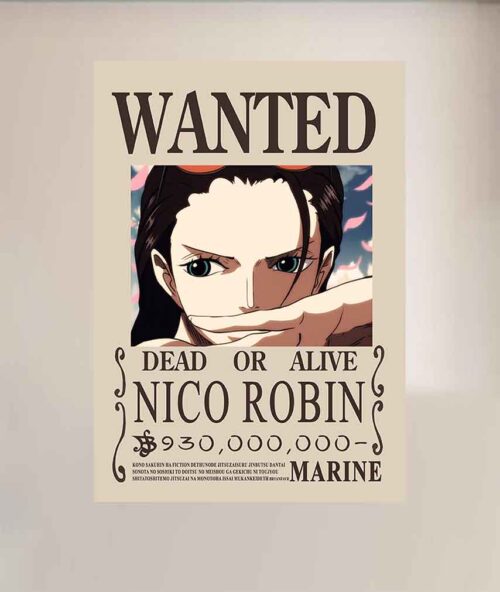 Nico Robin WANTED POSTER One Piece Bounty Posters