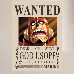 GOD USSOP WANTED POSTER One Piece Bounty Posters