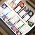 Anime Girl women Waifuu name slip stickers