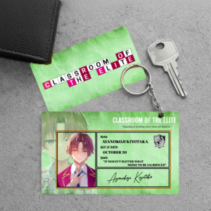 High Quality Waterproof Classroom of the Elite PVC Key Chain