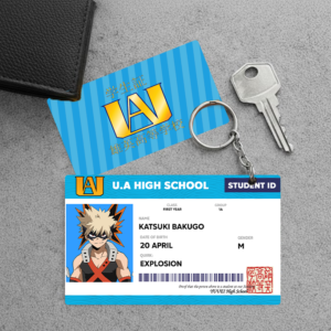 Katsuki Bakugo High Quality Waterproof My Hero Academia PVC Key Chain