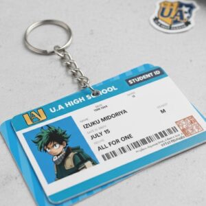 Izuku Midoriya High Quality Waterproof Keychain