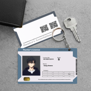 High Quality Waterproof Solo Leveling PVC Key Chain