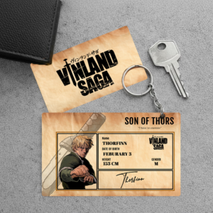 High Quality Waterproof Vinland Saga Thorfinn PVC Key Chain