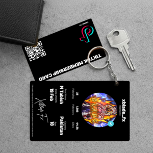 High Quality Waterproof TikTok Custom PVC Key Chain